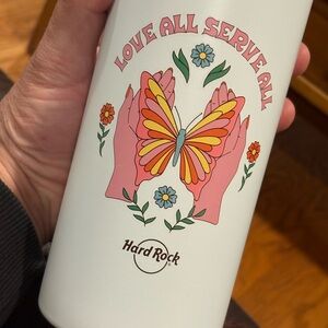 Hard Rock Love Butterfly Water Bottle